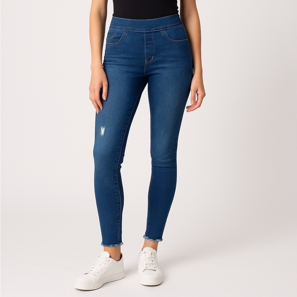 SPANX Women's Skinny Jeans in Deep Blue